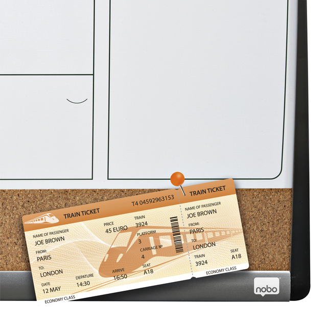 Magnetic Monthly Organiser Combi Board 585x430mm