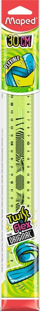 RULER MAPED TWIST'N FLEX 30CM ASS