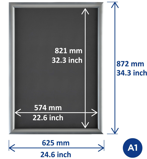 Snap Frame OPUS 2 A1 25mm