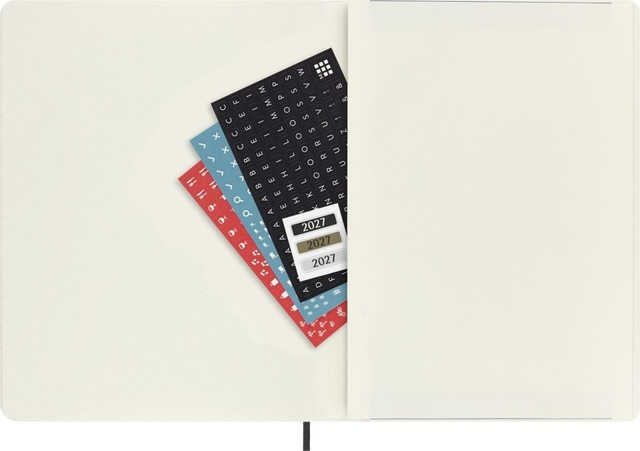 Agenda 2027 Moleskine 12M Planner Weekly 7dagen/1pagina xl sc black