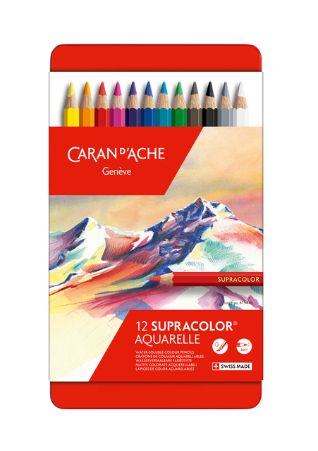 Kleurpotloden Caran d'Ache Supracolor 12stuks assorti