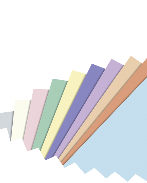Knutselpapier Folia A4 100vel 25 kleuren