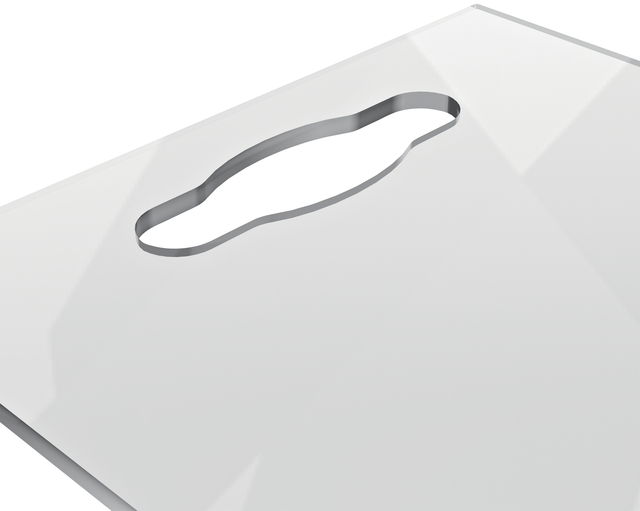 Nobo transparent acrylic notice board with handle A4