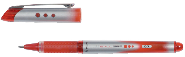 V-Ball Grip 07 - Liquid Ink Rollerball - Red - Medium Tip