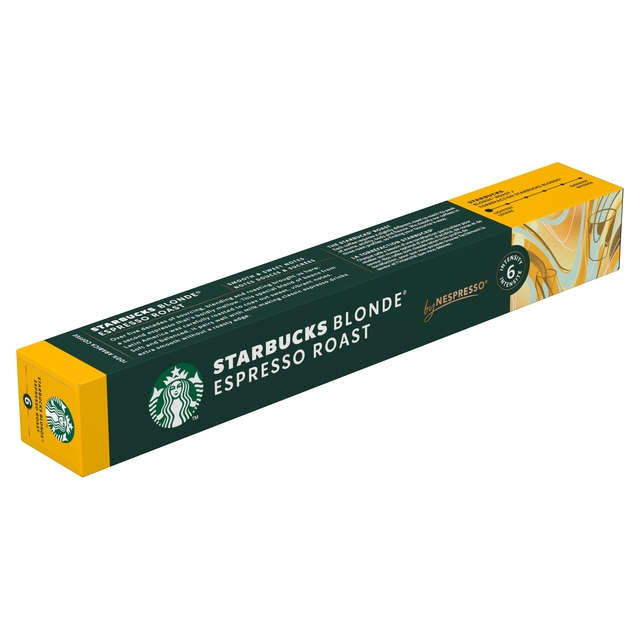 Koffiecups Starbucks espresso blonde roast 10 stuks