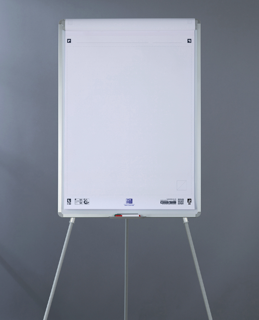 OXFORD Smart Charts 65x98cm Flipchart Refill Pad with Paper Cover Sheet Head-Glued Plain 20 Sheets SCRIBZEE® Compatibl