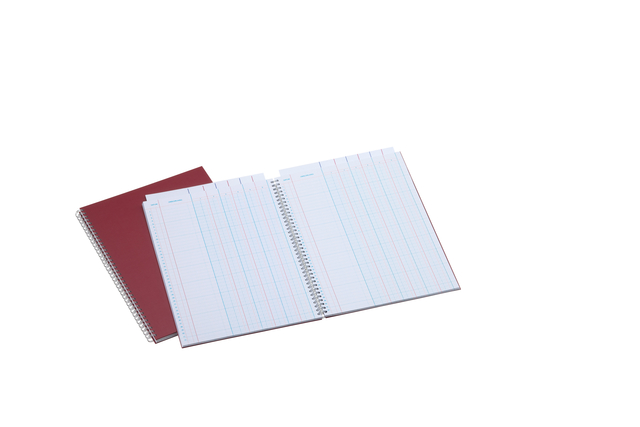 Tabular Register, 321 x 226 mm, 2 x 6 columns