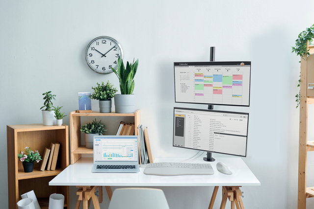 Monitor Arm Kensington Double Vertical Mount