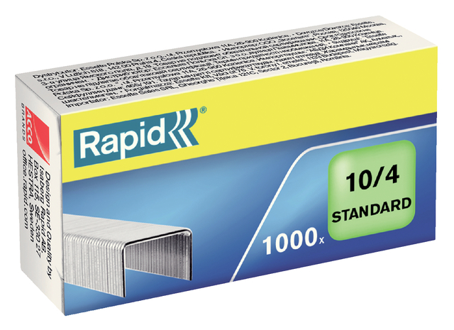 Rapid Staples Stn 10/4mm 1000pk 24862900