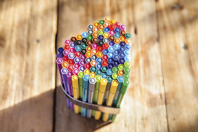 Viltstift STABILO Pen 68 Arty medium assorti blik à 66 stuk
