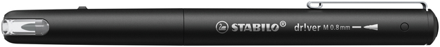 Fineliner STABILO dr!ver medium zwart