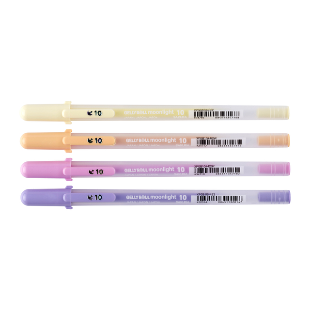Gelschrijver Sakura Gelly Roll Moonlight 10 Sunrise set à 4 kleure