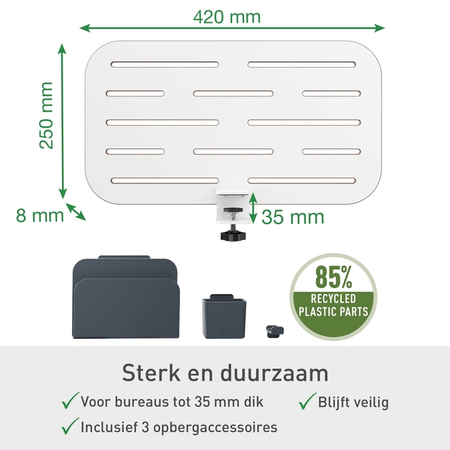 Desk hanging board Leitz Ergo small