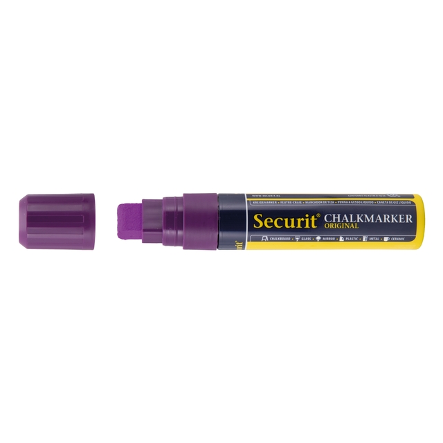 Krijtstift Securit SMA-720 blok ass 7-15mm blister à 8 stuk