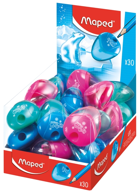 Puntenslijper Maped Igloo 1gaats display á 30 stuks assort