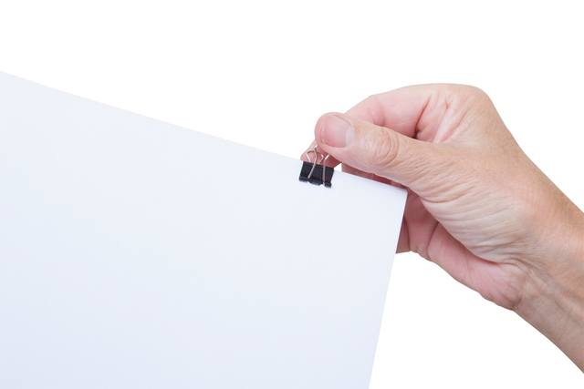 Papierklem MAUL 213 foldback 16mm capaciteit 5mm zwart 12 stuks