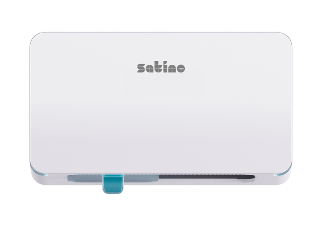 Toiletpapierdispenser Satino MT1 Hyginity duo wit 333426