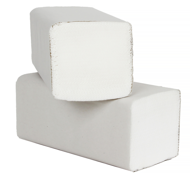 Handdoek Cleaninq H3 z-vouw 2-laags 240x210mm 20x160 vel wit