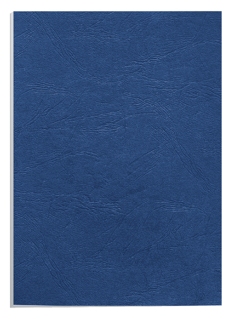 Fellowes BindCovers R/Blu LthrgrainPK100