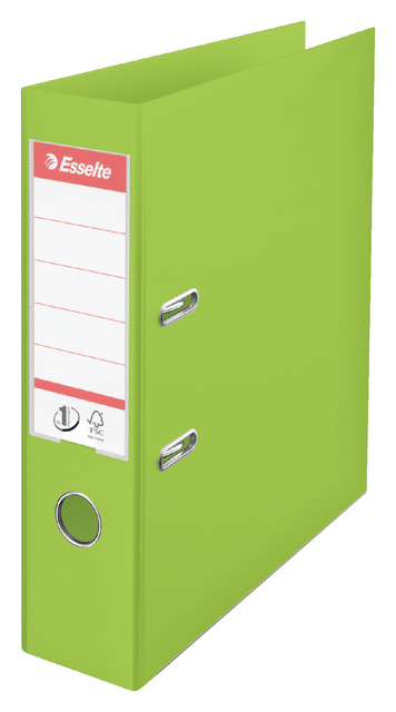 Lever Arch File Esselte No.1 VIVIDA 75mm PP A4 green