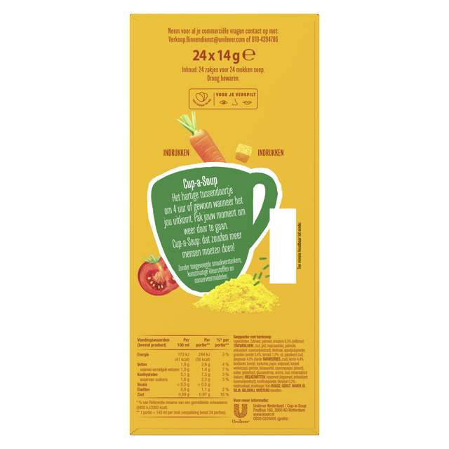 Cup-a-Soup Knorr Indiase kerrie 24x140ml