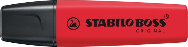 Markeerstift STABILO Boss 70/48 echt rood display à 15 stuks