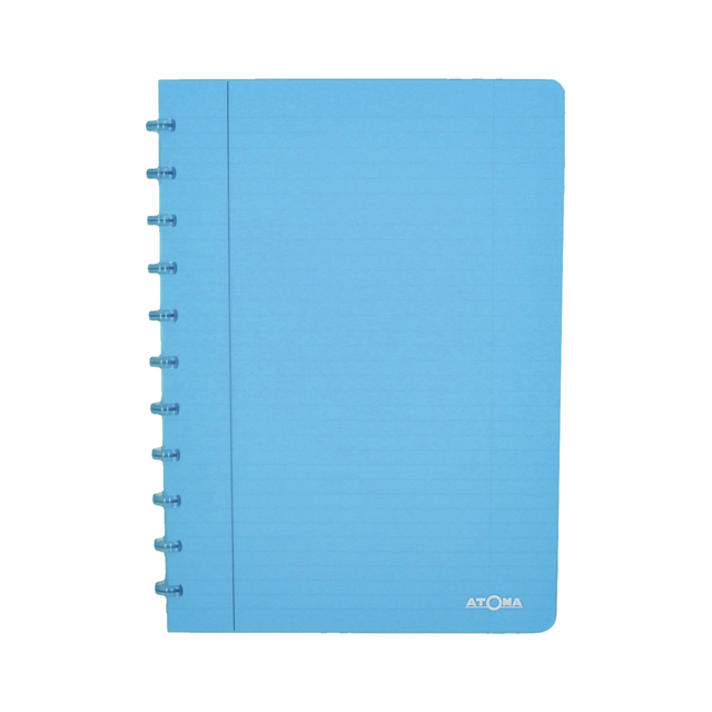 Schrift Atoma A4 blanco 144blz 90gr PP transparant assorti