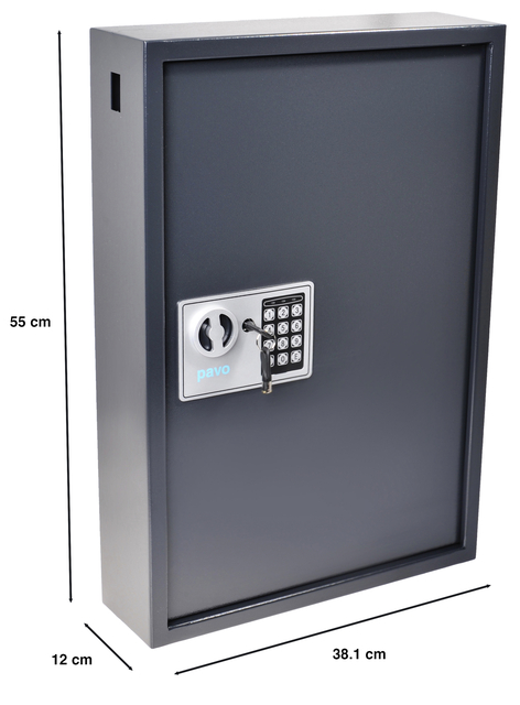 Key cabinet Pavo high security 100 hooks 600x410x120mm