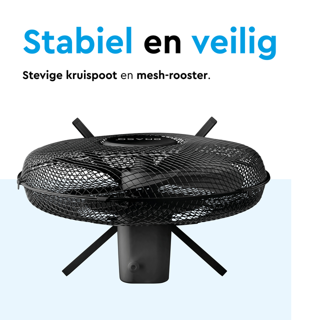 Statiefventilator BRASQ F300 Ø 40cm zwart
