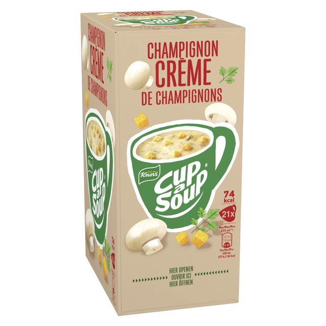 Cup-a-Soup Knorr champignon crème 21x175m