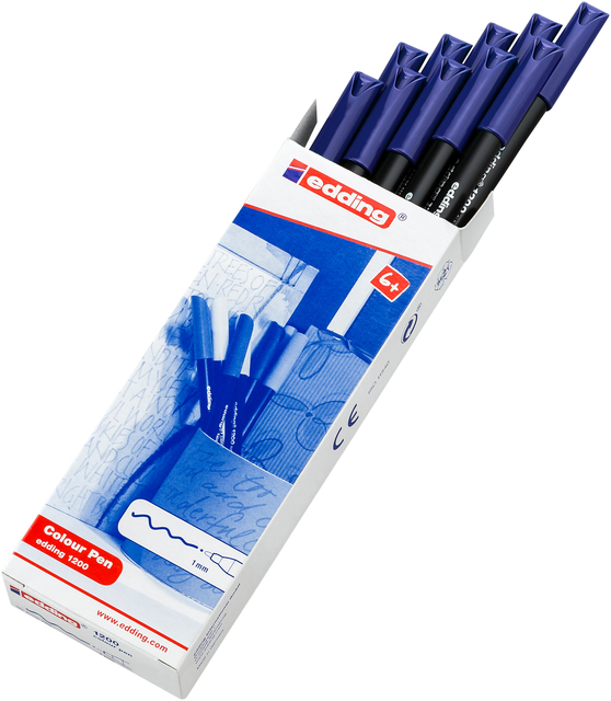 edding 1200 colour pen blue
