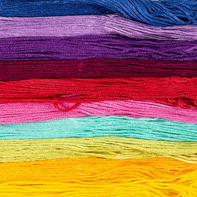 Borduurgaren Creativ Company 8mx1mm set à 10 kleuren