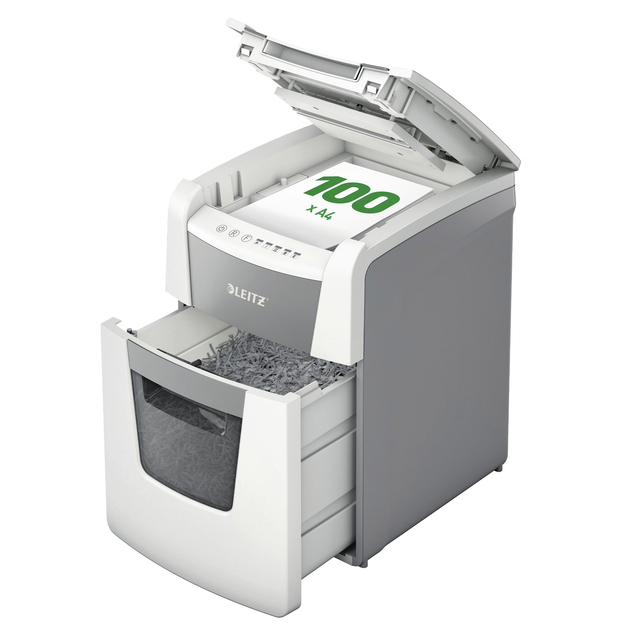 Paper shredder Leitz IQ Auto+ Small Office 100 P5 2x15mm