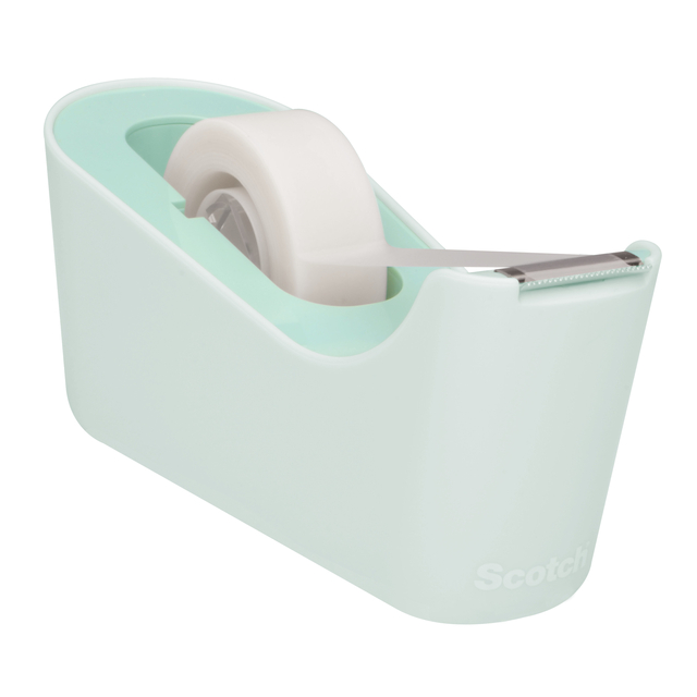 Tape holder Scotch C18 mint + 4 rolls magic tape 19mmx33m