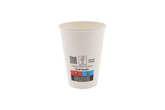 Beker 5% IEZZY 180ml karton 100 stuks wit