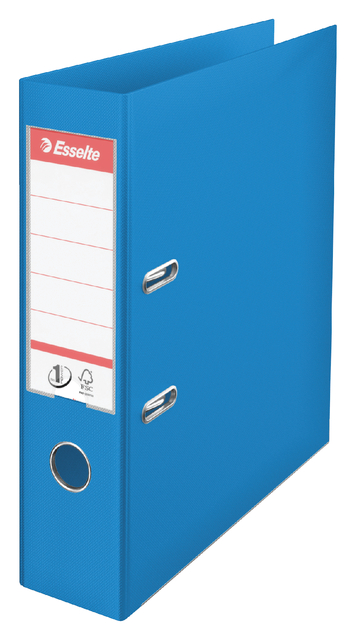 Lever Arch File Esselte No.1 VIVIDA 75mm PP A4 blue