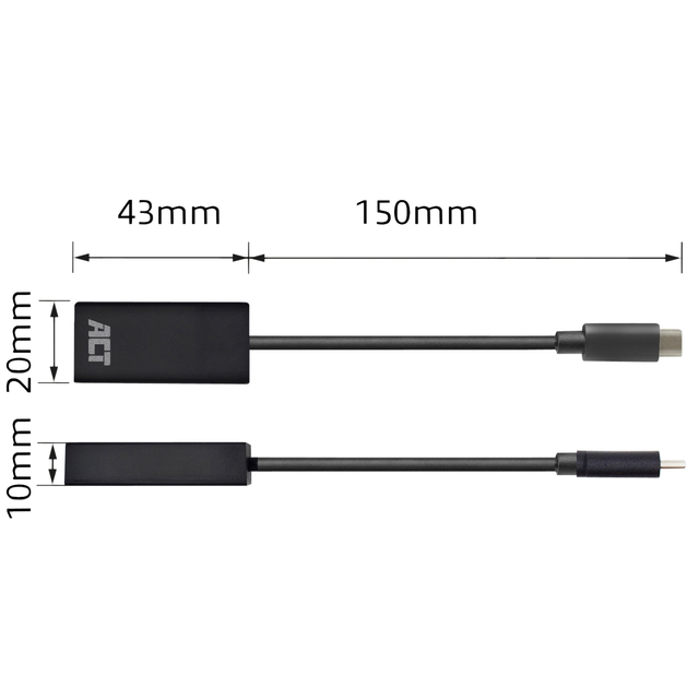 Adapter ACT USB-C naar HDMI 60Hz