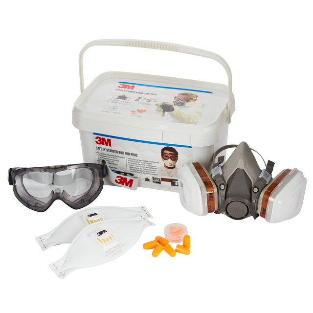 Startbox Veiligheid 3M voor profs 1000MCWE, ademhalings-, oog en gehoorbescherming,