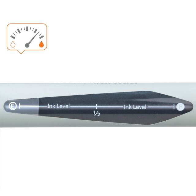 Viltstift Nobo whiteboard Liquid ink rond assorti 3mm 4st