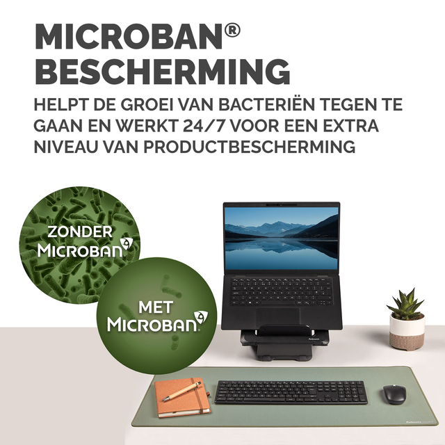 Bureau-onderlegger Fellowes Breyta saliegroen