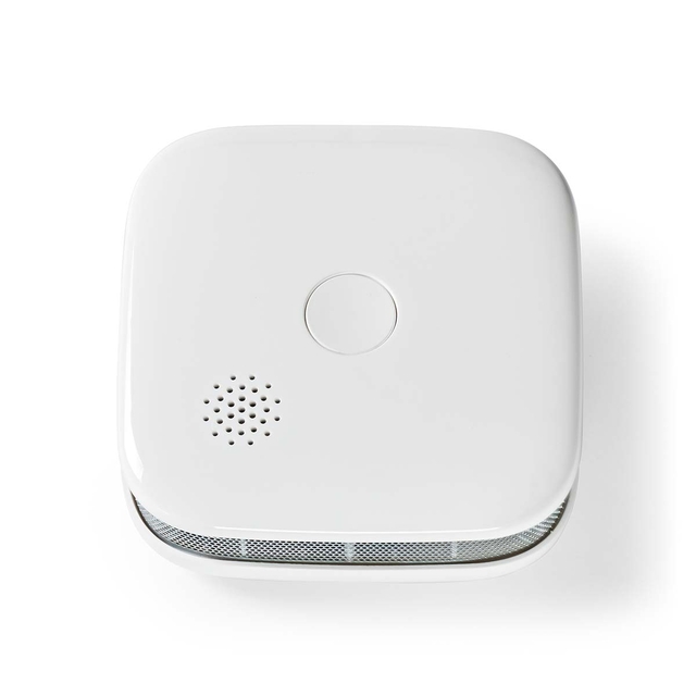 Rookmelder Nedis Smartlife Wifi 10 jaar sensor wit