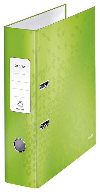 Lever arch file Leitz  WOW 85mm A4 Laminated green