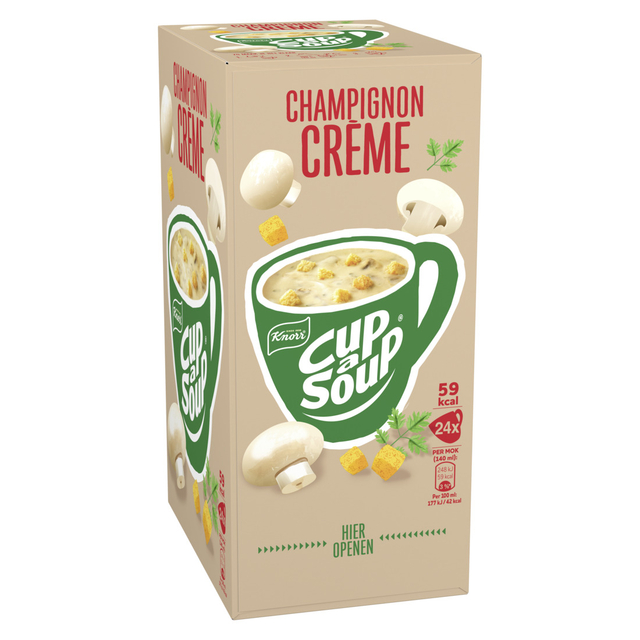 Cup-a-Soup Knorr champignon crème 24x140m