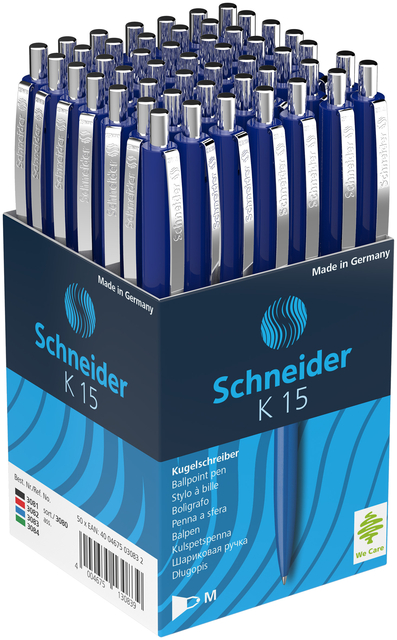 Balpen Schneider K15 medium blauw