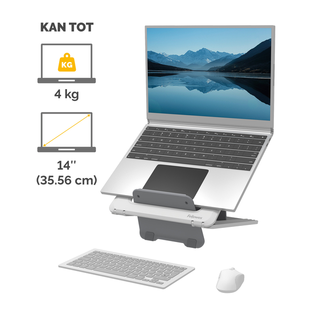 Laptopstandaard Fellowes Breyta wit