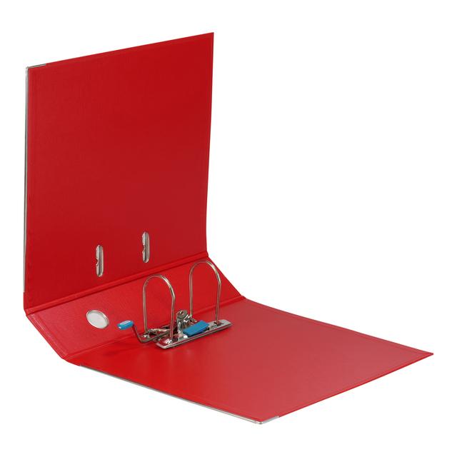 ELBA Lever Arch File Rado "smart Pro+", exchangeable spine label, A4 Spine 80 mm 2 Rings PP/PP Red