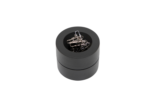 Papercliphouder MAUL Pro magnetisch Ø73mmx60mm zwart