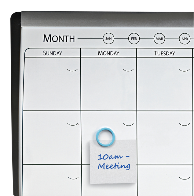 Magnetic Monthly Organiser Combi Board 585x430mm