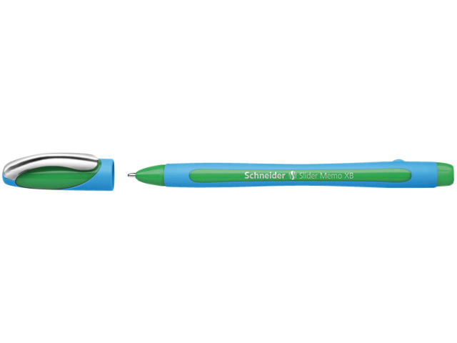 Balpen Schneider Slider Memo extra breed groen