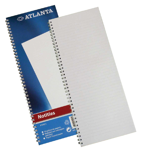 Notebook, singular and with carbon paper 330 x 135 mm